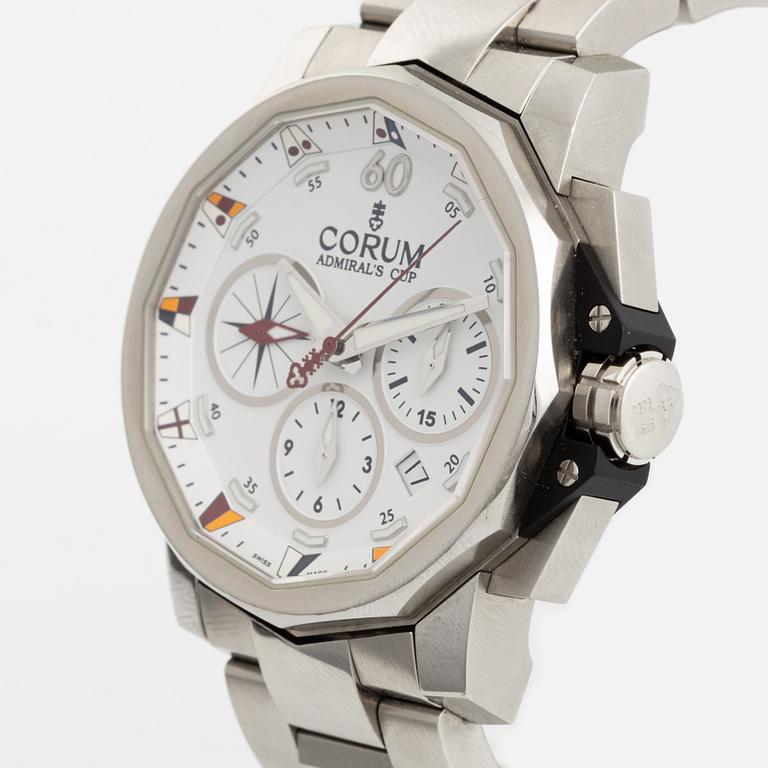 Corum, Admiral's Cup, Challenge, kronograf, armbandsur, 44 mm.