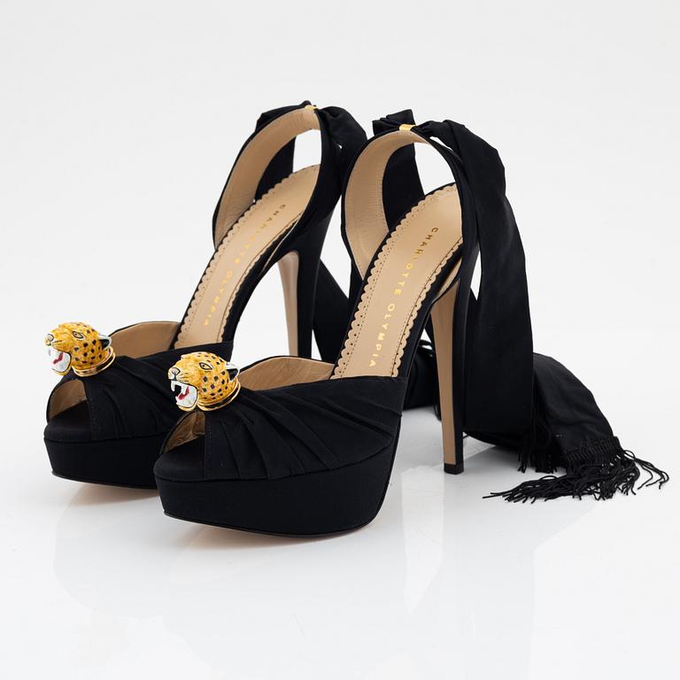 Charlotte Olympia, sandaletter, storlek 37.