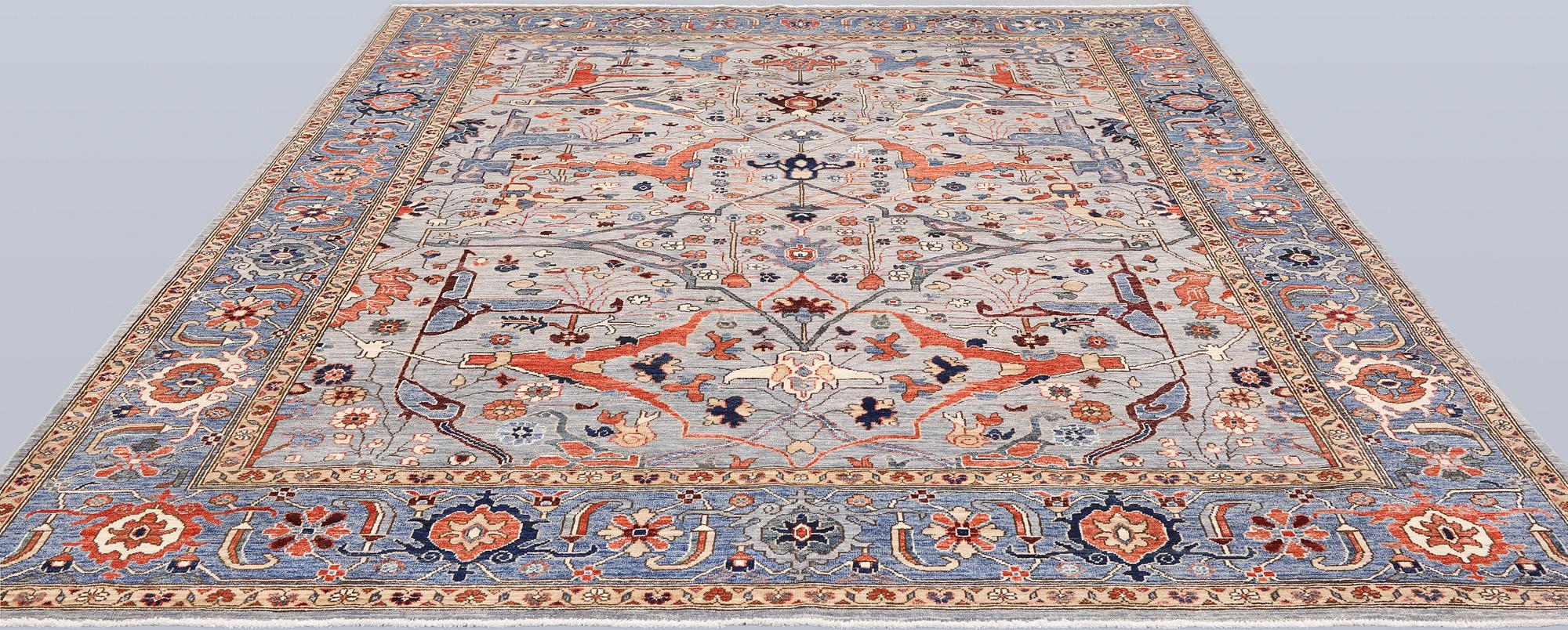Rug, Ziegler, Heriz design, 299 x 245 cm.