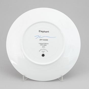 Jeff Koons, plate/multiple,  793/2500.