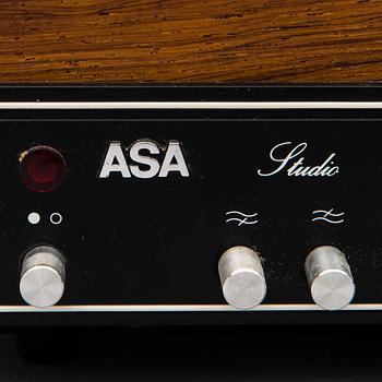 ASA 3704 HiFi Studiogram, Stereovahvistin, ULA-radio ja levysoitin, Turku 1970-luku.