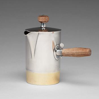 164. Birger Haglund, a sterling silver coffee pot, Stockholm 1956.