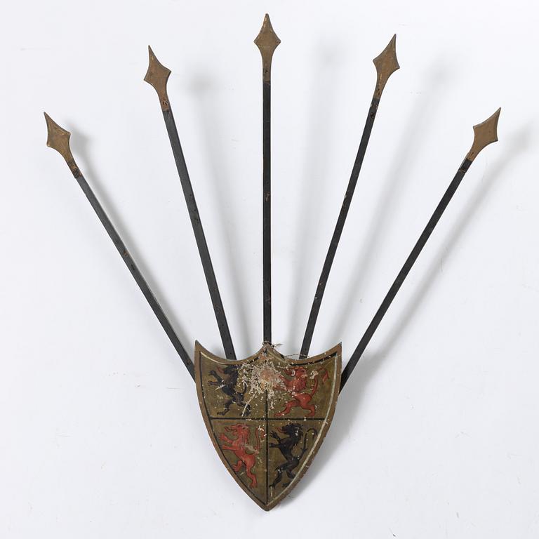 Dekorationssköld, tidigt 1900-tal.