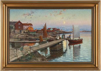 JOHAN ERICSON, olja på duk, signerad Joh. Ericson och daterad 1916.