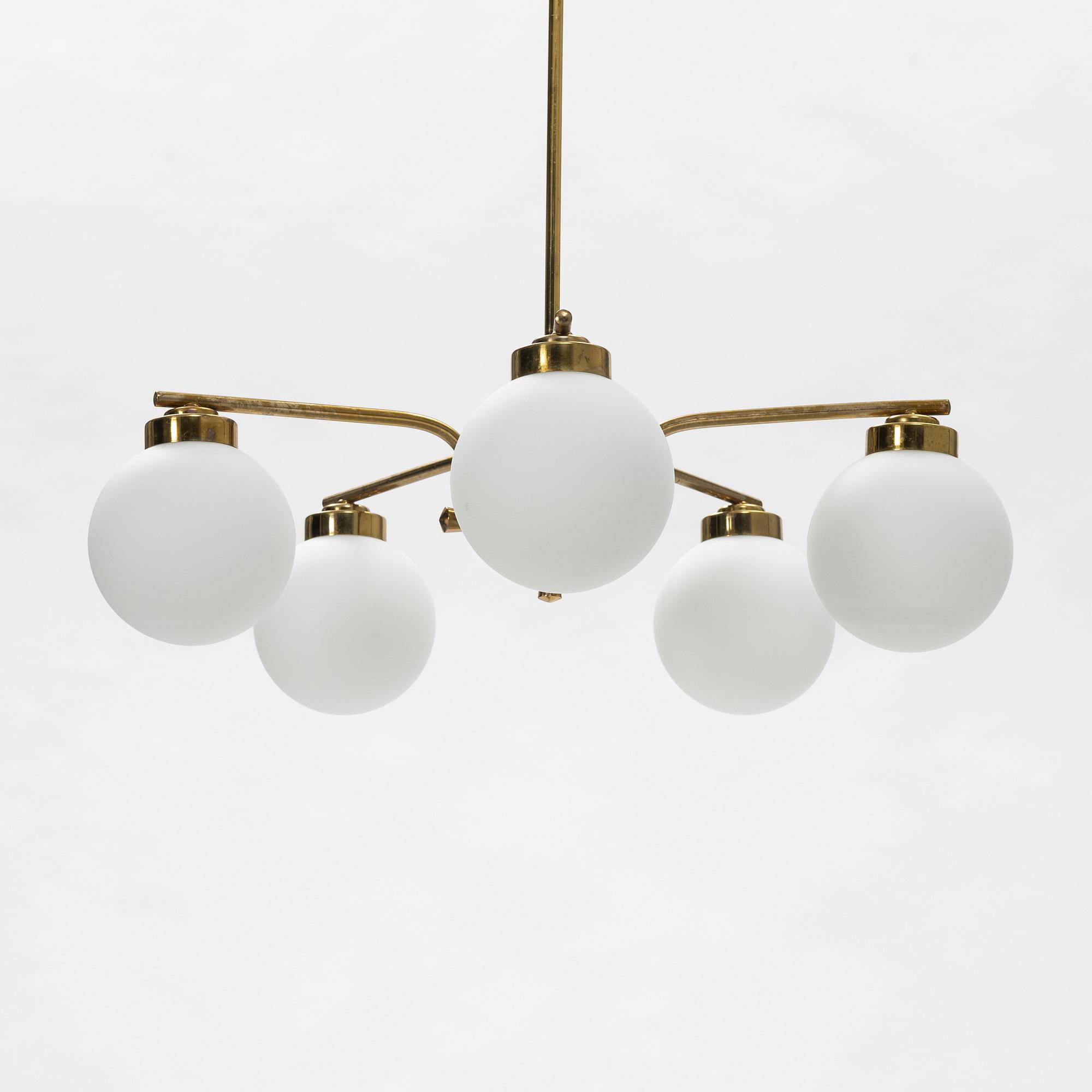 Taklampa, 1900-talets mitt.