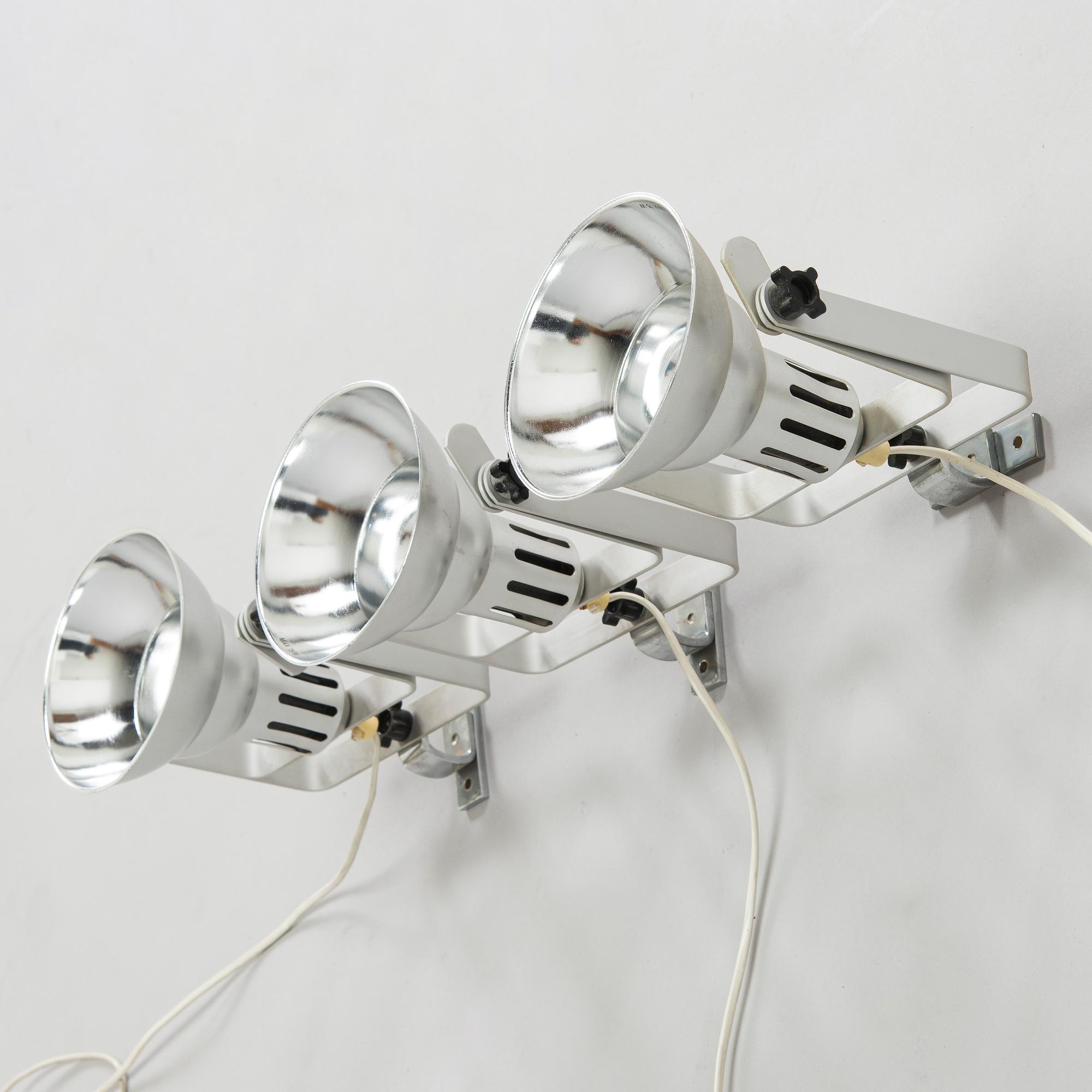 Yrjö Kukkapuro, Three 1970s  '100' spotlights for Haimi Ltd.