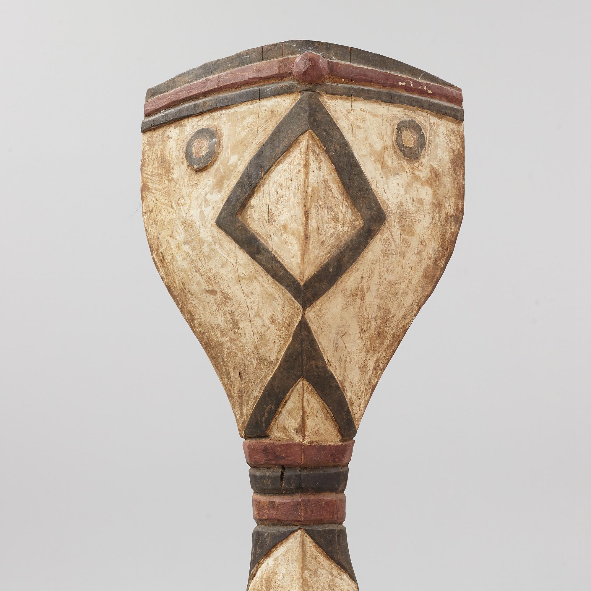 A sculpture, "a-Mantsho-ña-Tshol", reportedly from Baga, Senegal, from the second half of the 20:th century.