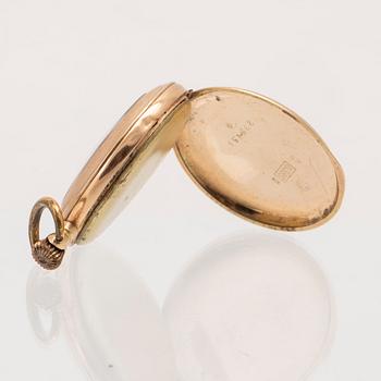 Pocket watch with chain, 28 mm.