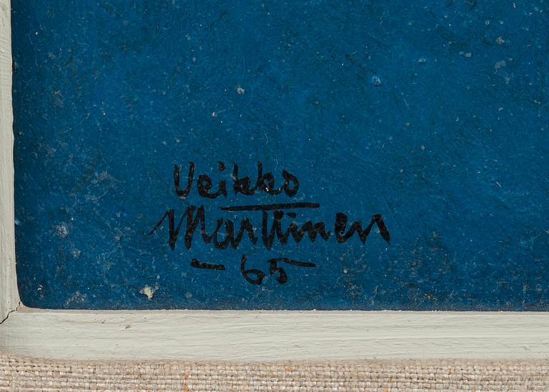 Veikko Marttinen, A FACE ON BLUE.