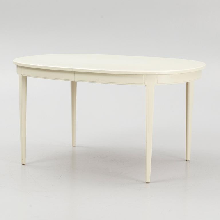 Carl Malmsten, a seven-piece 'Herrgården' dining suite, Bodafors, 1960.