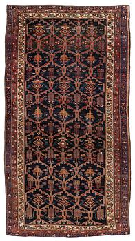 An antique Harchegan carpet, Chahar Mahal and Bakhtiari area, c. 300 x 160 cm.