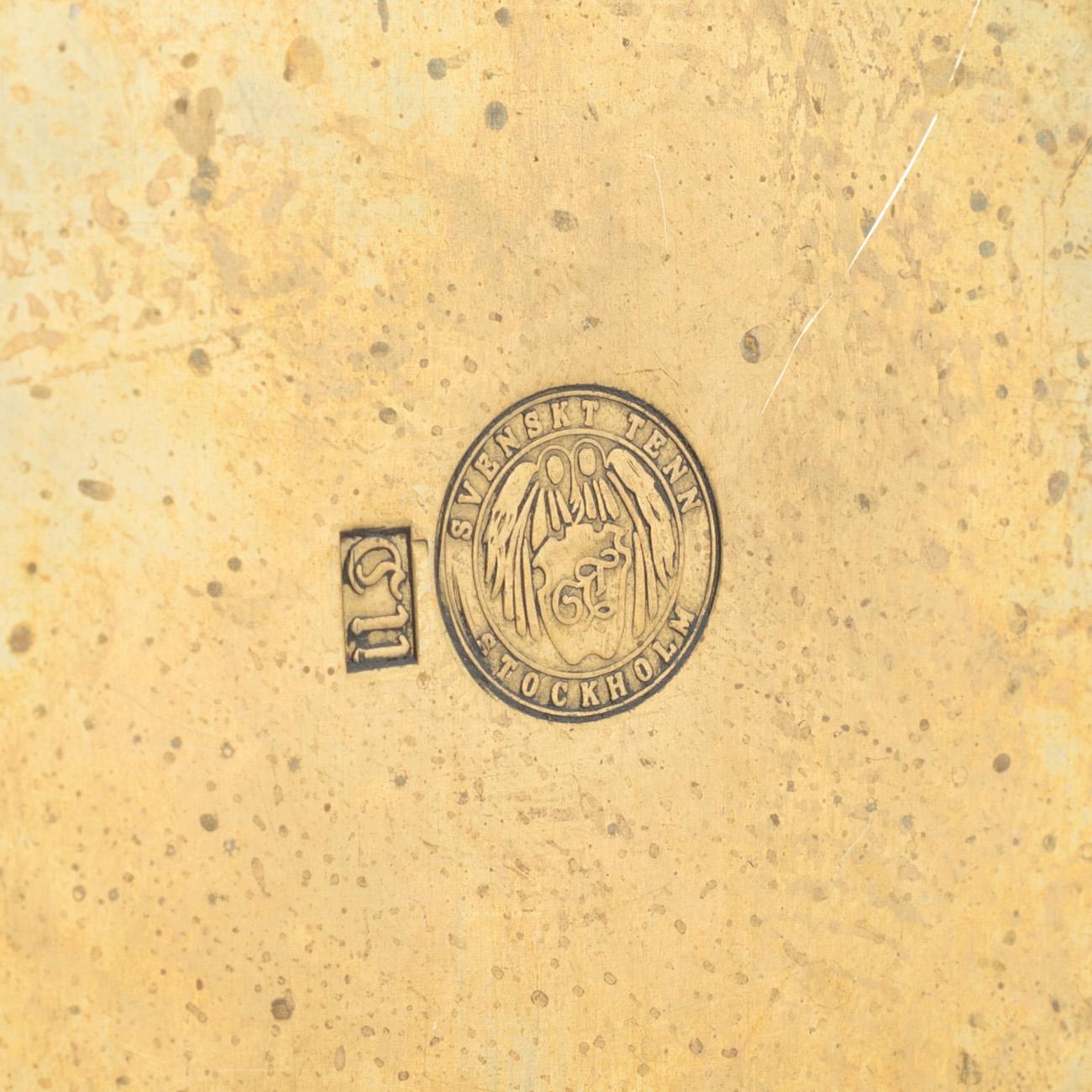 Edvin Öhrström, ljusstakar, ett par, "Egyptisk", Firma Svenskt Tenn, Stockholm, 2001.