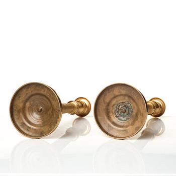 A pair of Empire candlesticks.