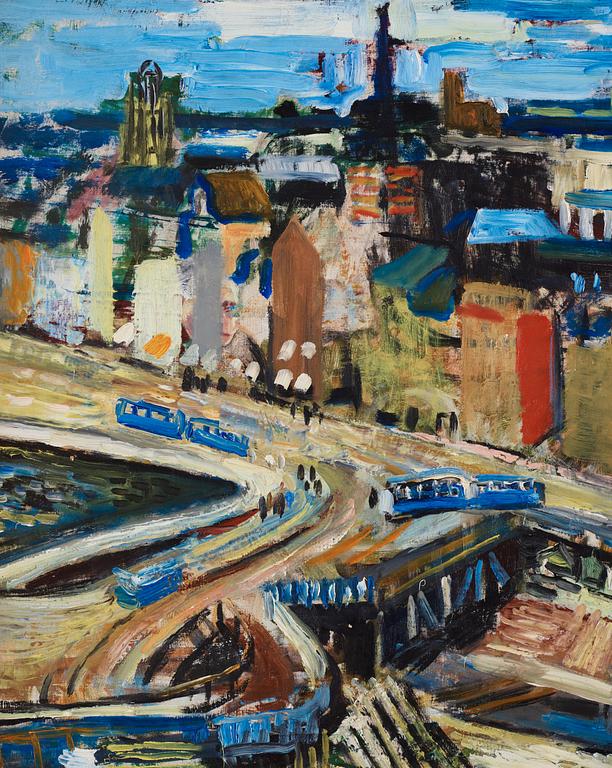 Reidar Aulie, "Slussen, Stockholm".