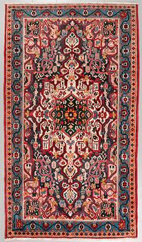 A Bakhtiari rug, 290 x 162 cm.