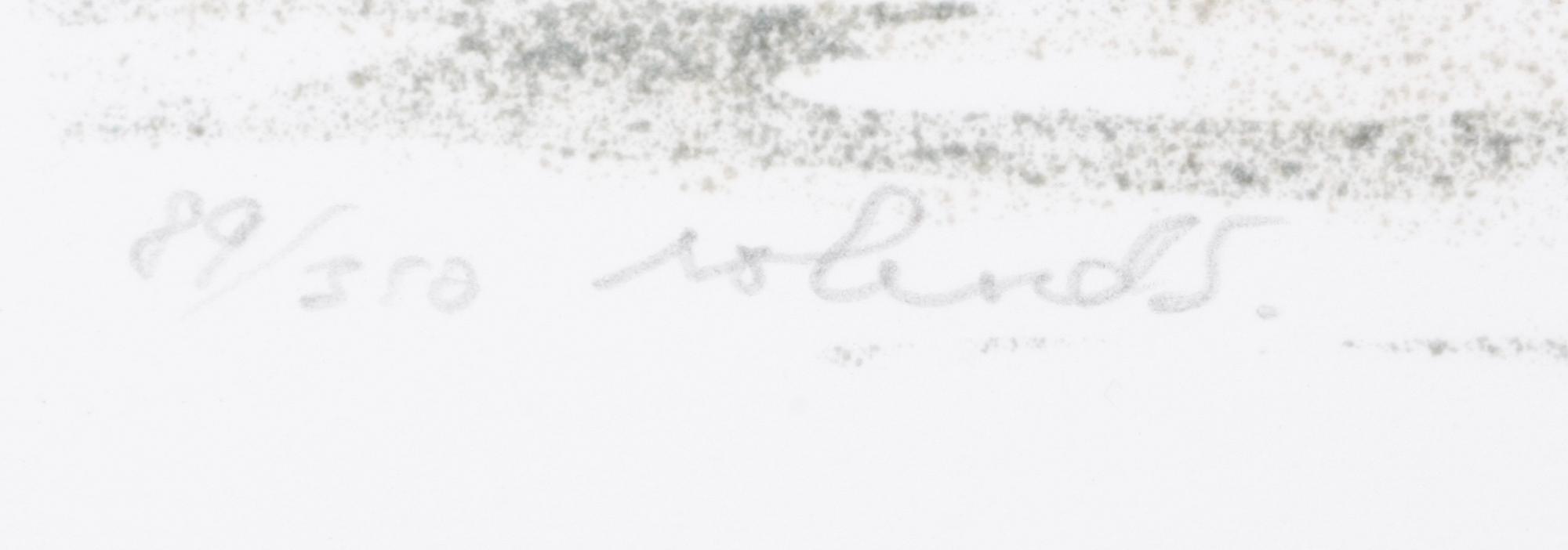 SVENSSON, ROLAND. Färglitografi. Sign o numr. 89/310.