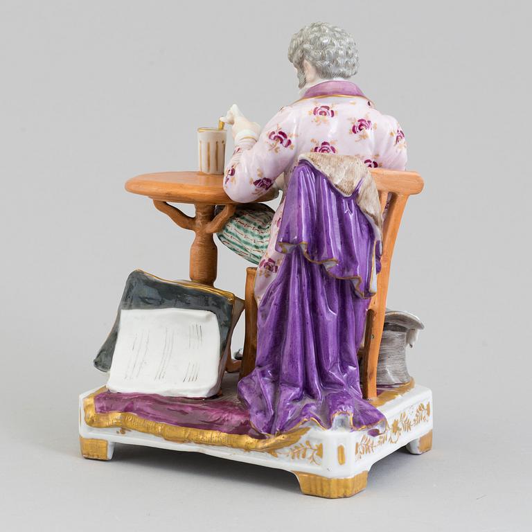 A German porcelain figure, Dressel, Kister & Co, circa 1910.