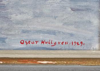 OSCAR HULLGREN, olja på pannå, sign o dat 1929.