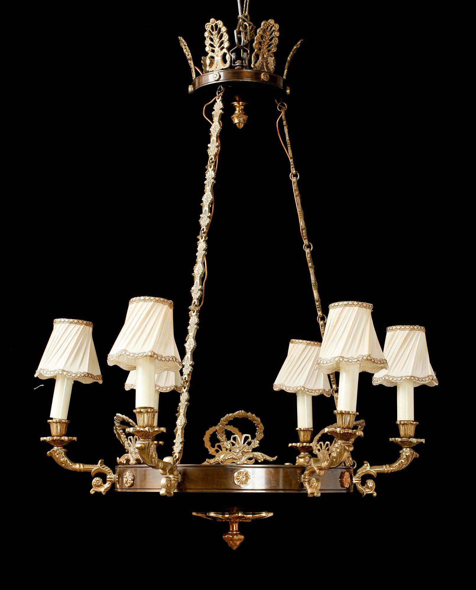 TAKAMPEL, gustaviansk stil, 1900-tal. Diam 58.