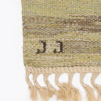 Judith Johansson, a carpet, 'Squares', flat weave, c. 286 x 200 cm, signed JJ.
