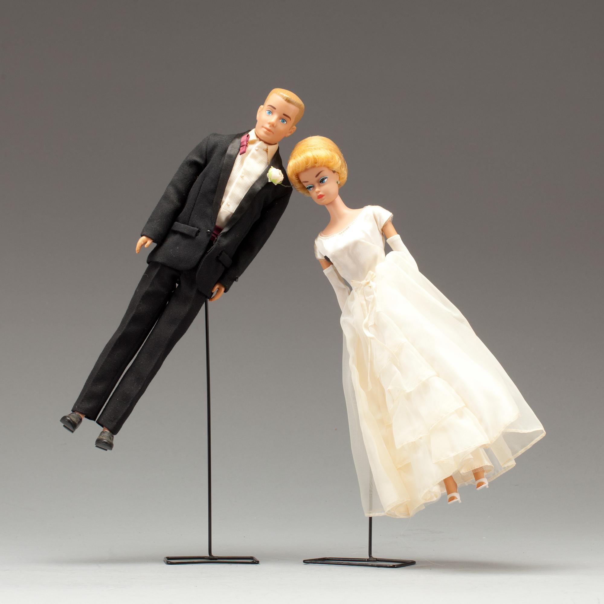 BARBIEDOCKOR, ett par, 1900-talets andra hälft.