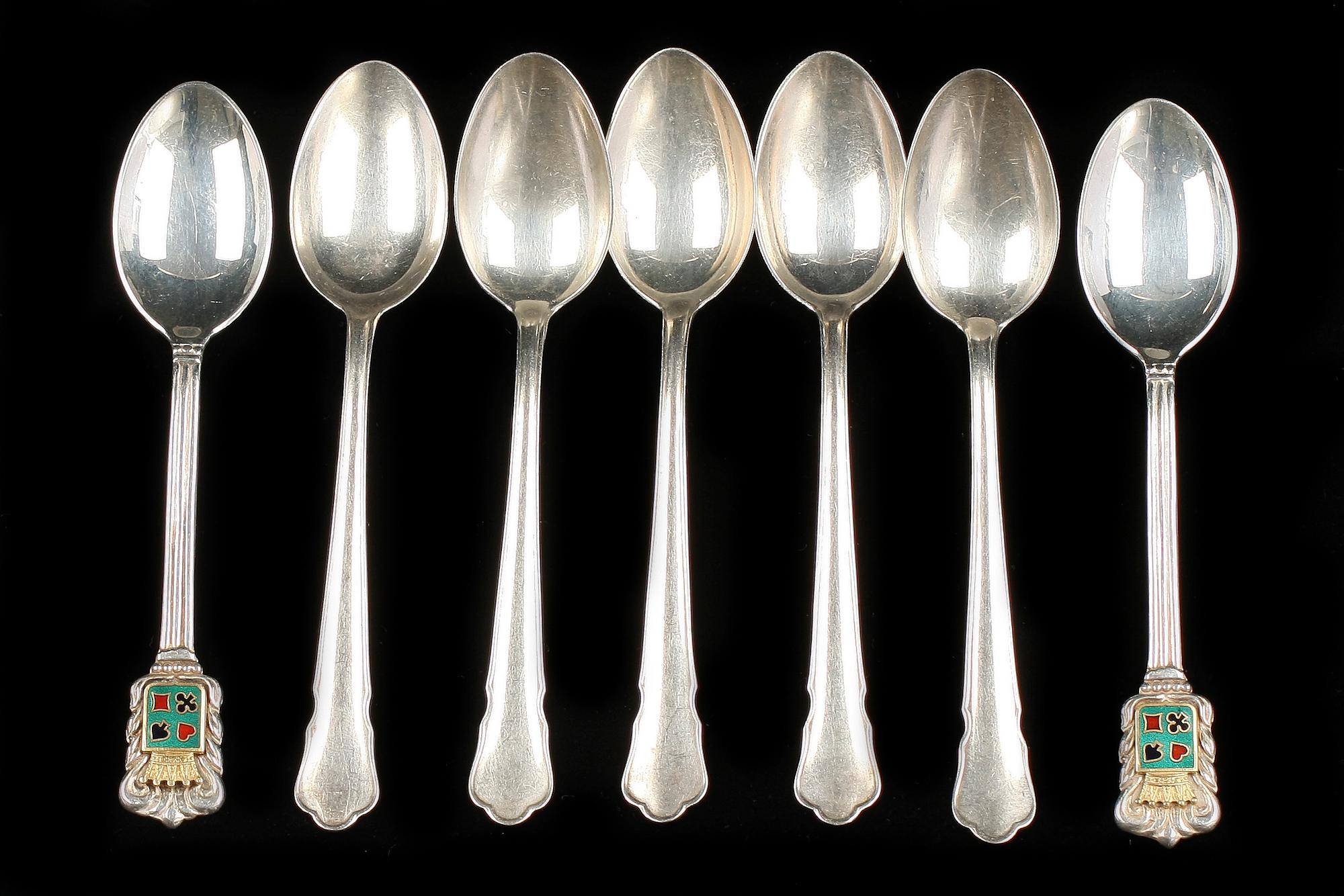 PARTI SILVER, 30 delar, 1900-tal. Vikt ca 500 g.