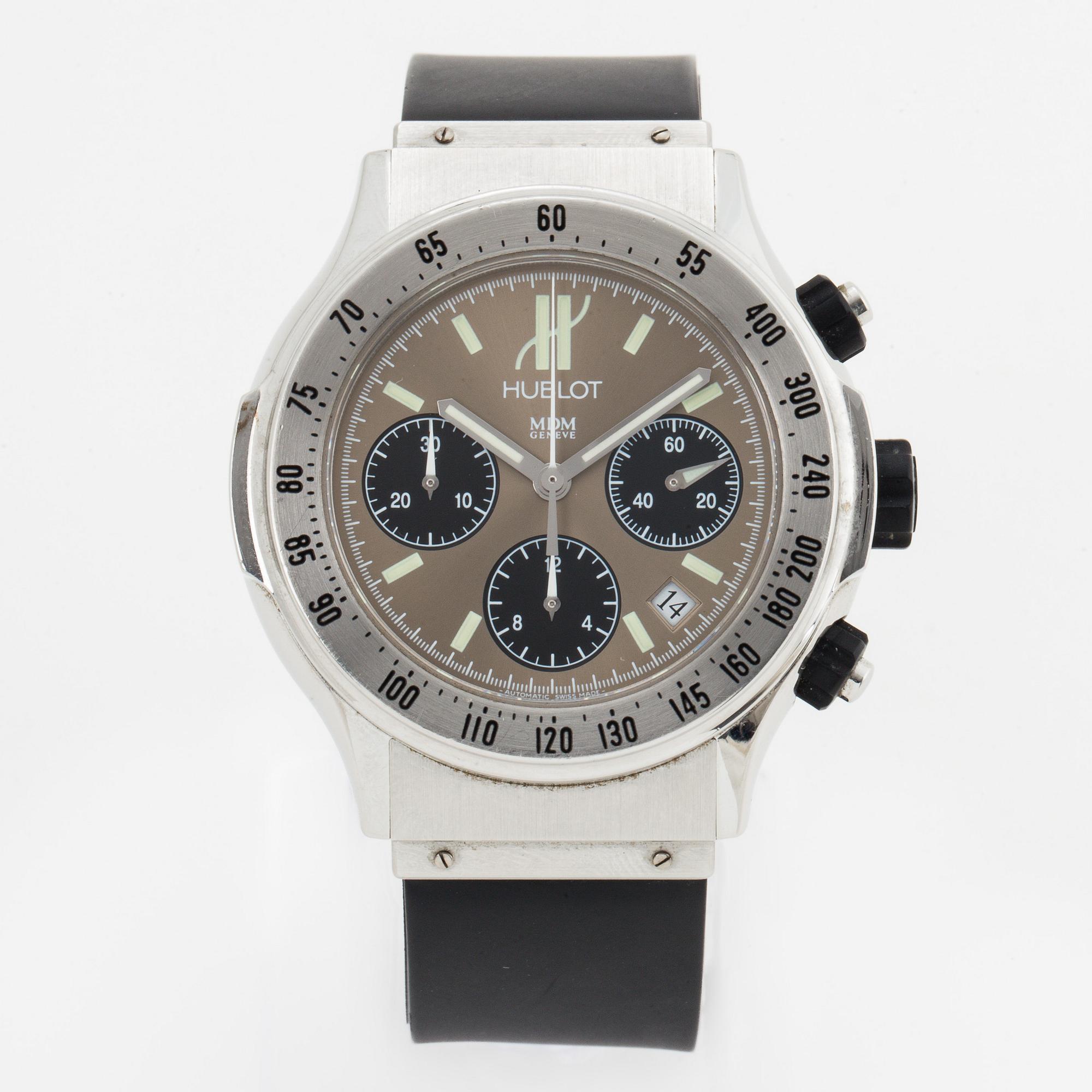 HUBLOT, Super B, chronograph, wristwatch, 42,5 mm.