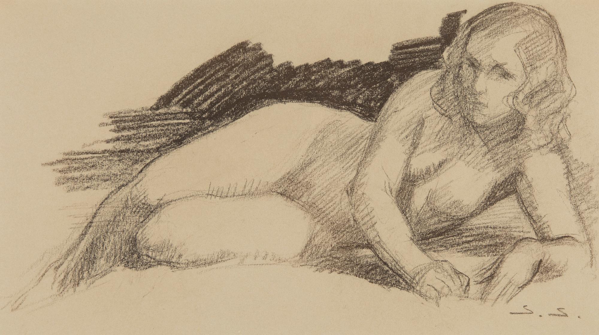 Santeri Salokivi, Reclining nude.