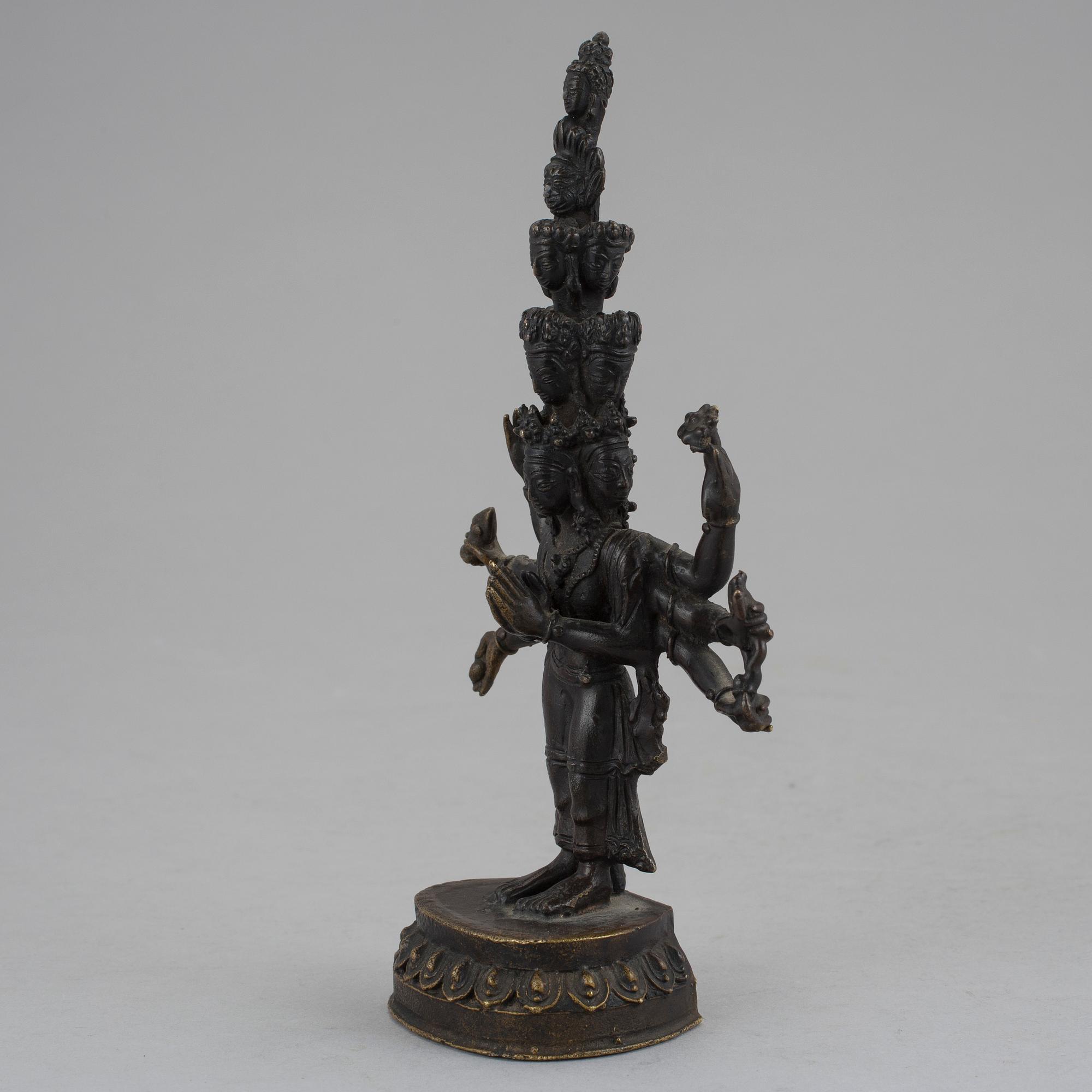 GUDOM, brons, Avalokiteshvara, Tibet, 1800-tal.