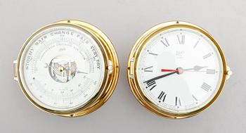 KLOCKA och BAROMETER, 2 delar, Schatz, 1900-talets andra hälft.