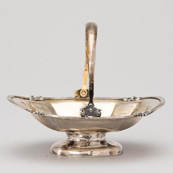 A Russian silver confectionary basket, Moscow 1853.