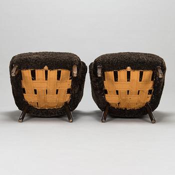 Flemming Lassen, a pair of armchairs manufactured by Asko 1952-1956.