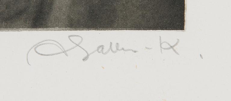 Akseli Gallen-Kallela, "Rokonarpinen savolaispoika".