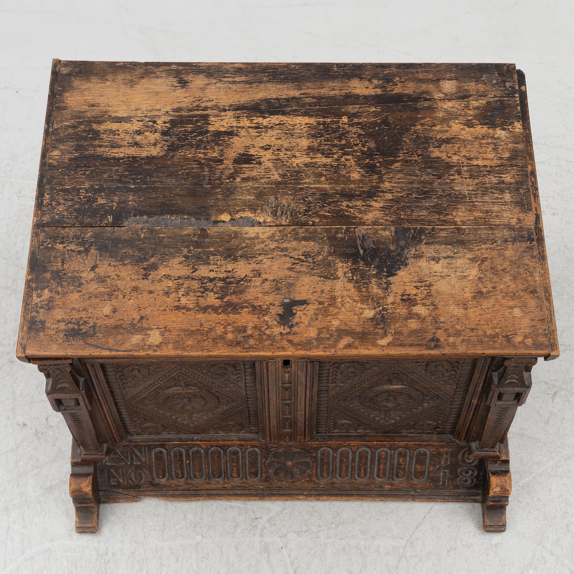 Chest, Baroque/Baroque style, 17th-18th century.