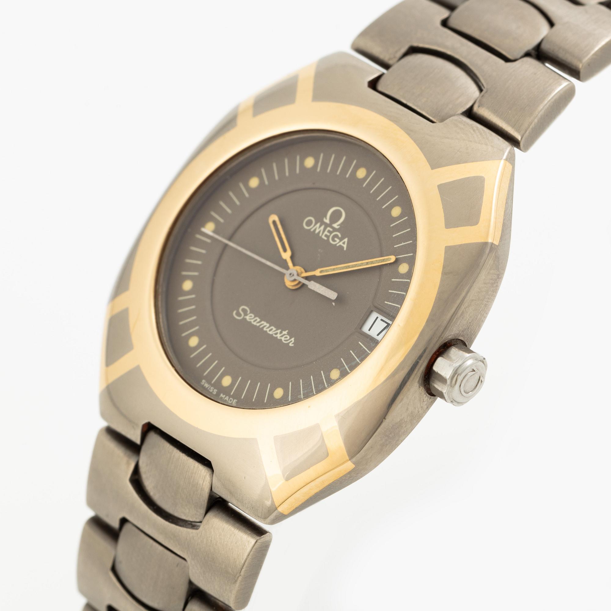 Omega, Seamaster Titane, Polaris, armbandsur, 31,5 mm.