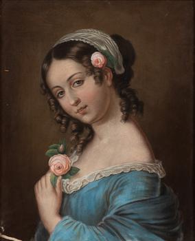 Per Lindhberg, Attributed to, Girl with a Rose.