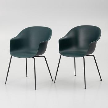 GamFratesi, Chairs, a pair, "Bat Chair", Gubi, Denmark.