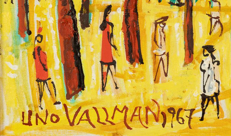 Uno Vallman, Vid badbryggan.