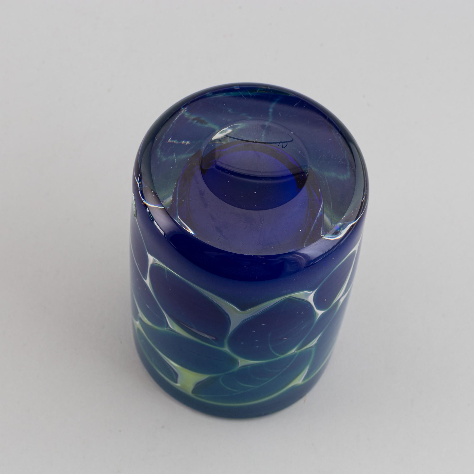 OLLE ALBERIUS, vase ariel "Astrakan" Orrefors, unsigned.