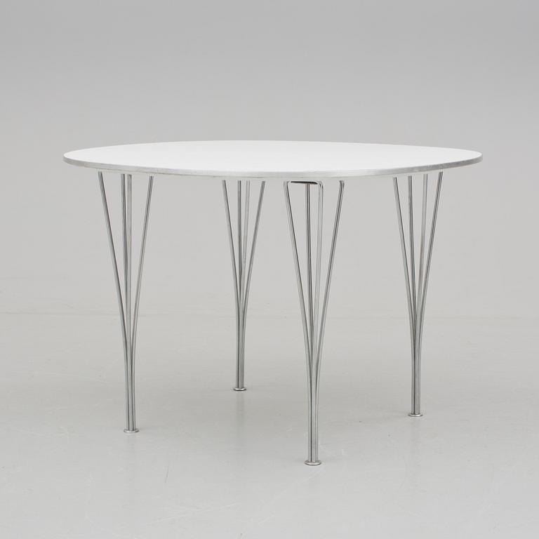 BRUNO MATHSSON / PIET HEIN för Fritz Hansen, "Supercirkulär", bord, Danmark, 1984.