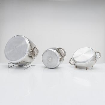 Timo Sarpaneva, three pans manufacturer OPa Ltd. 1970s.