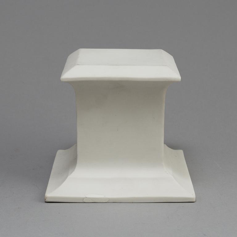 A PARIAN BASE, Gustafsberg, early 20th century.