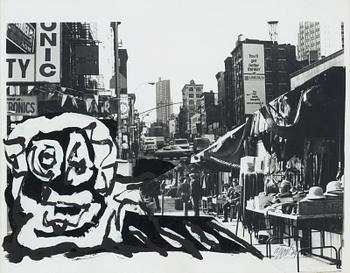 714. Karel Appel, Orchard Street, New York.