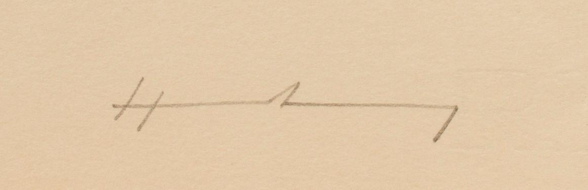 HANS HARTUNG, lithographe, signed and numbered 81/100.