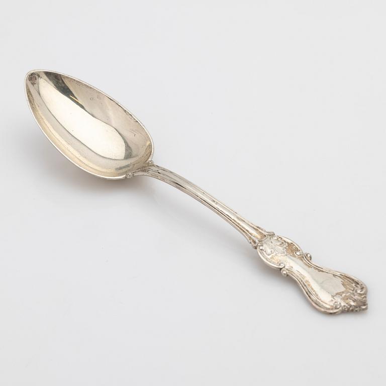 Tablespoons, 12, silver, “Olga”, Ludvig Axelson, Stockholm, 1900–1910.