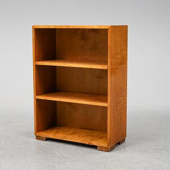 A 1930's birch bookshelf.