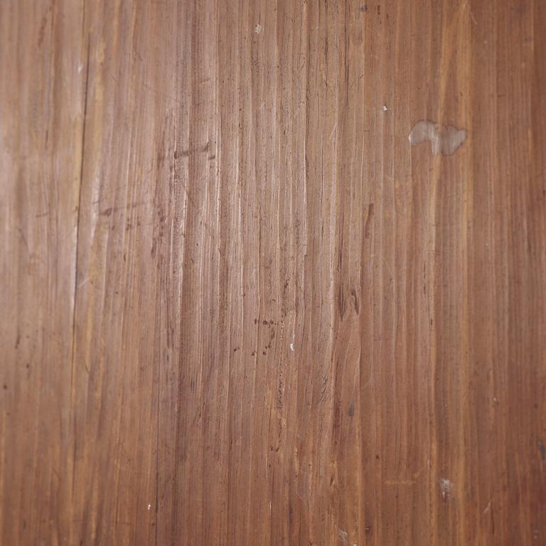 An Axel Einar Hjorth stained pine 'Sandhamn' table, Nordiska Kompaniet, 1930's.