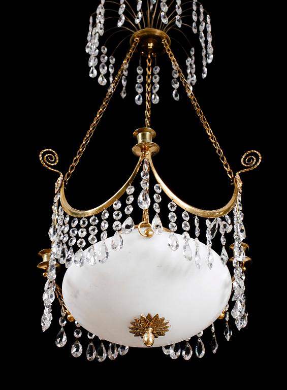 LJUSKRONA, sengustaviansk, 1800-talets första hälft. Höjd ca  82 cm.