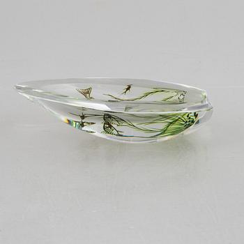 Edward Hald, a glass dish, Orrefors.