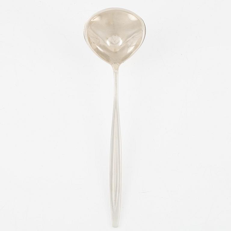 Georg Jensen, såssked, silver, "Cypress", Danmark efter 1945.